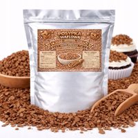 Posypka Waflowa Brązowa - dekoracja tortu ciast babeczek lekka posypka 200g