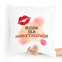 Prezent Poduszka Dla Margetingowca Marketing Z Nadrukiem Ze Zdjęciem