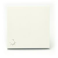 Efapel Logus90 klawisz do łącznika zwiernego z symbolem światło biały 90607 TBR