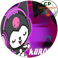 Opłatek na tort Kuromi