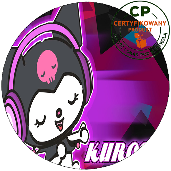 Opłatek na tort Kuromi zdjęcie 1