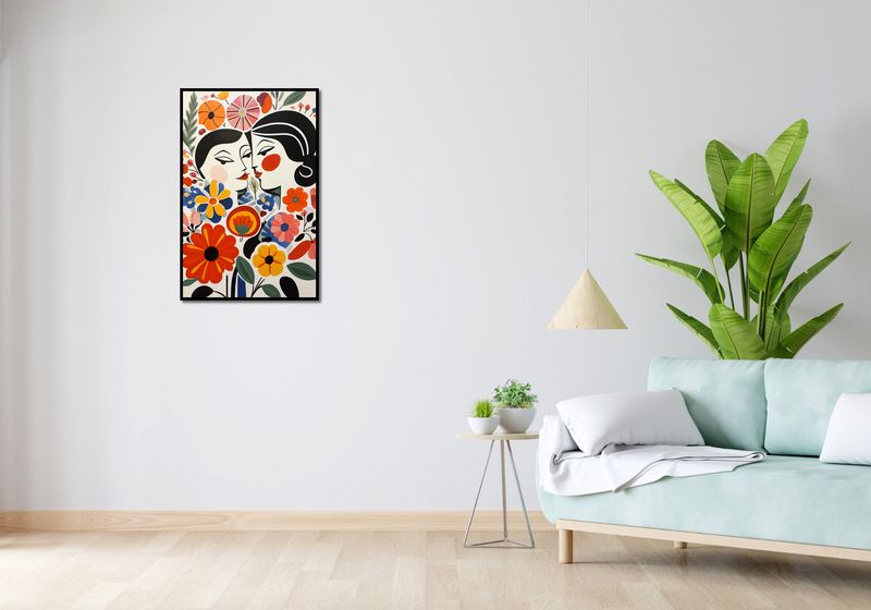 Plakat 53x81cm Kwiatowy Romans zdjęcie 4