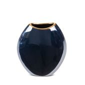 Wazon dekoracyjny ceramiczny MORA 14X7X16 granatowy