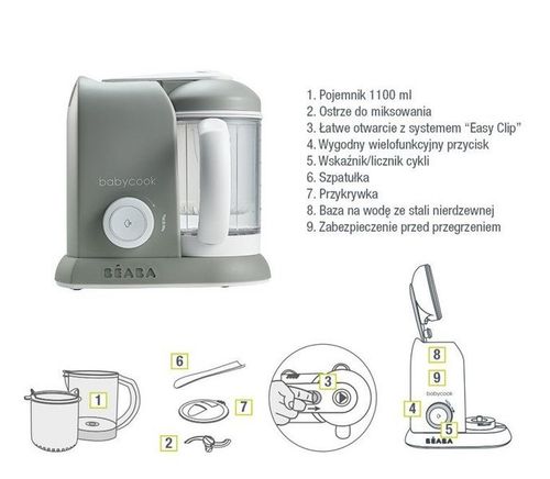 Beaba Robot kuchenny Babycook grey na Arena.pl