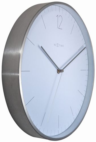 Zegar ścienny NeXtime Essential Silver 3254 WI na Arena.pl