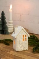 Świecznik domek na tealight porcelanowy dekoracje świąteczne Altom Design