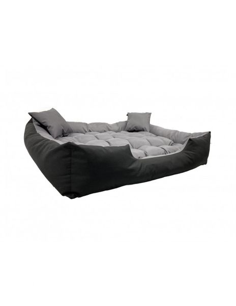 Duże Legowisko Kojec Łóżko Dla Psa Kota 100x75 cm Szare zdjęcie 5