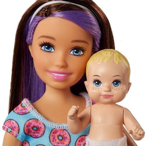 Barbie Skipper Opiekunka Do Dziecka Plus Bobas na Arena.pl