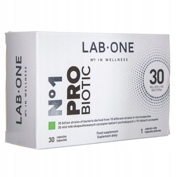 Suplement diety Lab One N°1 ProBiotic 30 kapsułek zdjęcie 1