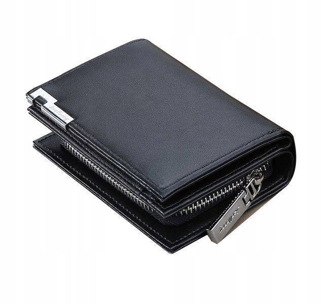 Męski Portfel Skórzany Czarny Skóra Elegancki Etui zdjęcie 12