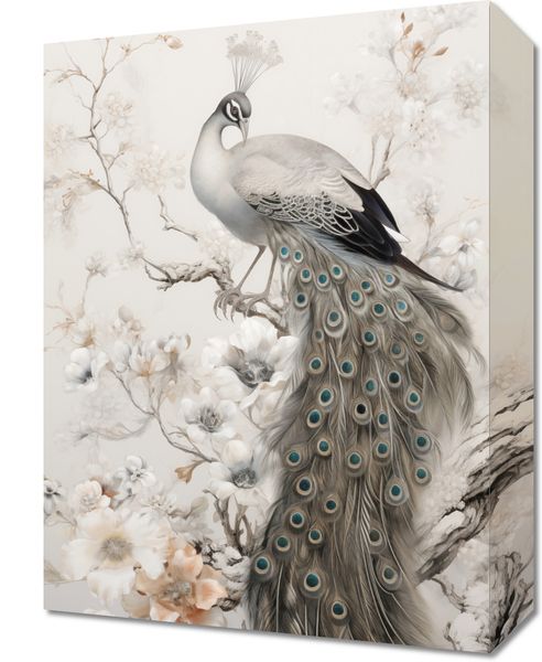 Obraz 30x40cm Pawia Gracja zdjęcie 1