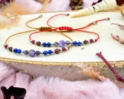 Bransoletka Znak Zodiaku BARAN Naturalne Kamienie Zodiak zdjęcie 14