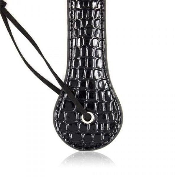 Pejcz-Paletta Crocodile Spank Paddle Black zdjęcie 3
