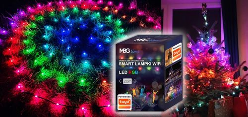 Lampki Choinkowe LED WIFI Świąteczne SMART taśma TUYA 20m 200szt MULTIKOLOR na Arena.pl