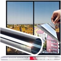 FOLIA LUSTRZANA SAMOPRZYLEPNA DO OKIEN LUSTRO WENECKIE 200 x 50 cm