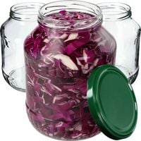 4x Słoik Słój 1,7L + Zakrętka Na Ogórki Nalewki