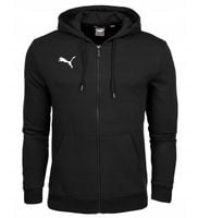 3162 BLUZA MĘSKA PUMA ROZPINANA Z KAPTUREM BAWEŁNIANA SPORTOWA CZARNA