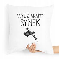 Poduszka Prezent Dla Syna Wydziarany Synek Z Nadrukiem Ze Zdjęciem