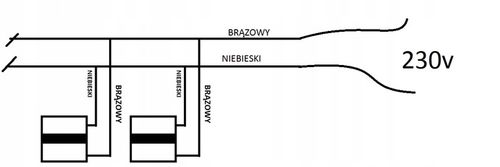 Lampka schodowa LED 230V oświetlenie schodowe 2W Z na Arena.pl