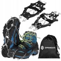 RACZKI NA BUTY KOLCE ANTYPOŚLIZGOWE ŁAŃCUCHY r.L 41-45 TURYSTYCZNE