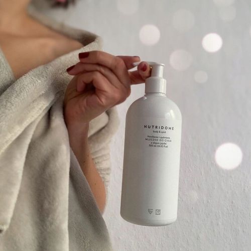 MLECZKO do ciała BALSAM z olejkiem jojoba NUTRIDOME intensywne NAWILŻENIE na Arena.pl