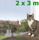 TRIXIE siatka ochronna dla kota na balkon okno osłona okna balkonu 2 x 3 m
