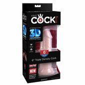 Dildo Trójwarstwowe Z Przyssawką 15Cm Cieliste