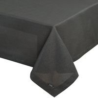 Obrus zdobiony kantą STELLA 145X350 czarny