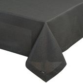 Obrus zdobiony kantą STELLA 145X350 czarny