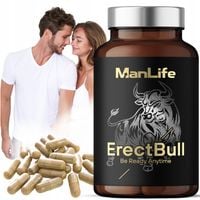 ErectBull Tabletki na EREKCJE Potencja Libido Pożądanie Testosteron