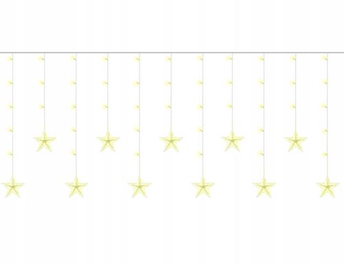 Lampki Choinkowe 108 LED Kurtyna Sople Zewnętrzne 2,5x0,9 Girlanda Świetlna na Arena.pl