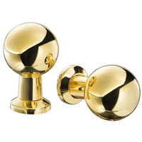 Uchwyt meblowy gałka złoty do szafki szuflady 20 mm 2 szt IKEA BAGGANAS