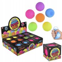 Błyszczące Piłeczki Antystresowe Dla Dzieci 6 sztuk Pomoc w Nauce