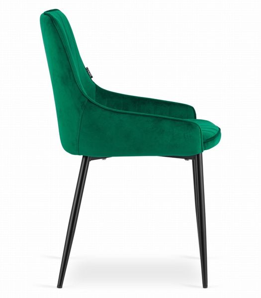 Krzesło MONZA - zielony aksamit x 2 zdjęcie 4
