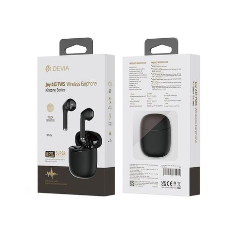 Devia słuchawki Bluetooth TWS Joy A13 białe na Arena.pl