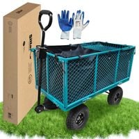 Wózek ogrodowy transportowy 2x plandeka wkład przyczepka gratis