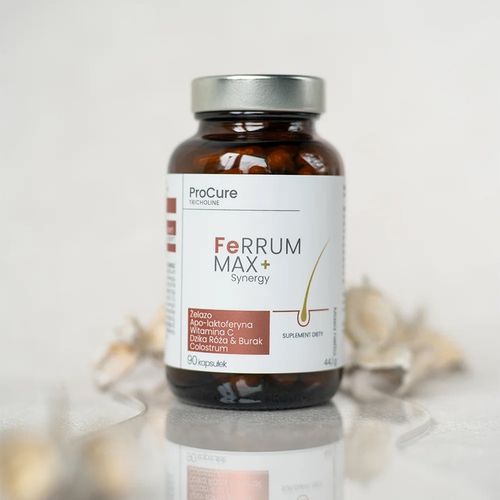 ProCure tricholine feRRUM max + synergy Suplement diety 90 kapsułek na Arena.pl
