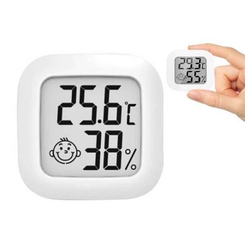 TERMOMETR CYFROWY ELEKTRONICZNA STACJA POGODY HIGROMETR POKOJOWY 4 na Arena.pl