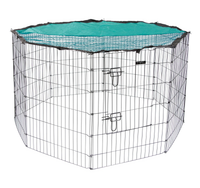 KERBL wysoki kojec wybieg klatka dla psa królika 8 el. 57 x 78 cm z siatką