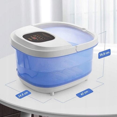 ELEKTRYCZNY MASAŻER DO STÓP WODNY 500W 6 ROLEK 3 TRYBY MASAŻU WIBRACJE na Arena.pl