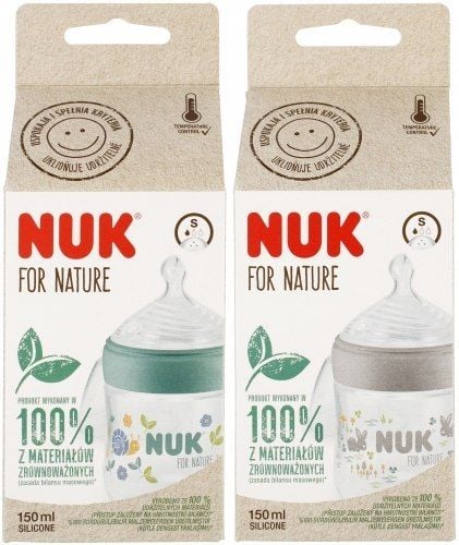 NUK 743076 Butelka 150 ml For Nature smoczek sil. S na Arena.pl