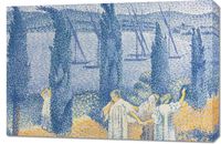 Obraz 90x60cm The Promenade, Henri-Edmond Cross Vintage do Salonu