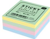 KARTECZKI SAMOPRZYLEPNE PASTEL 50X50 MM 250SZT INTERDRUK