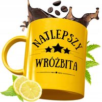 Złoty Kubek Premium Dla Wróżbity Prezent Z Nadrukiem Ze Zdjęciem