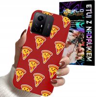 ETUI CASE DO XIAOMI NOTE 12 4G - PIZZA DAMSKIE WZORY PĄCZKI PIANKI PLECKI