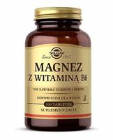 SOLGAR MAGNEZ Z WITAMINĄ B6 100 tabl.