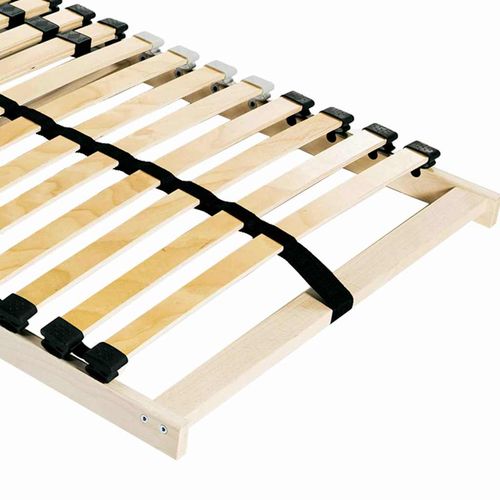 Stelaż z listew Brązowy 120 x 190 cm Lite drewno bukowe na Arena.pl