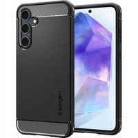 Etui do Galaxy A55 5G, Spigen Rugged Armor elastyczny smukły case cover TPU