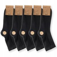 SKARPETY BAMBUSOWE męskie Czarne Antybakteryjne SKARPETKI PREMIUM