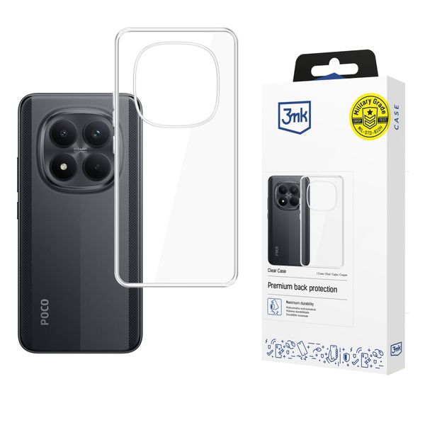 poco m8 pro 5g - 3mk clear case zdjęcie 1